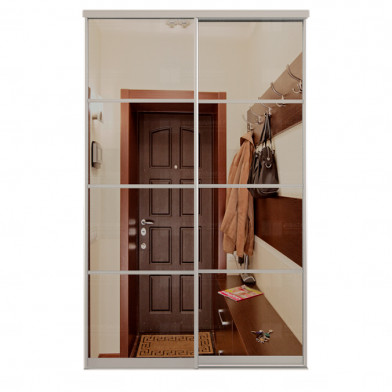 Зеркальные двери для шкафа-купе Дк 228